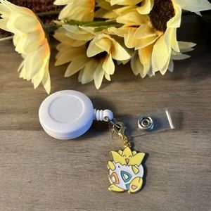 Pokemon Togepi Badge Reel Charm